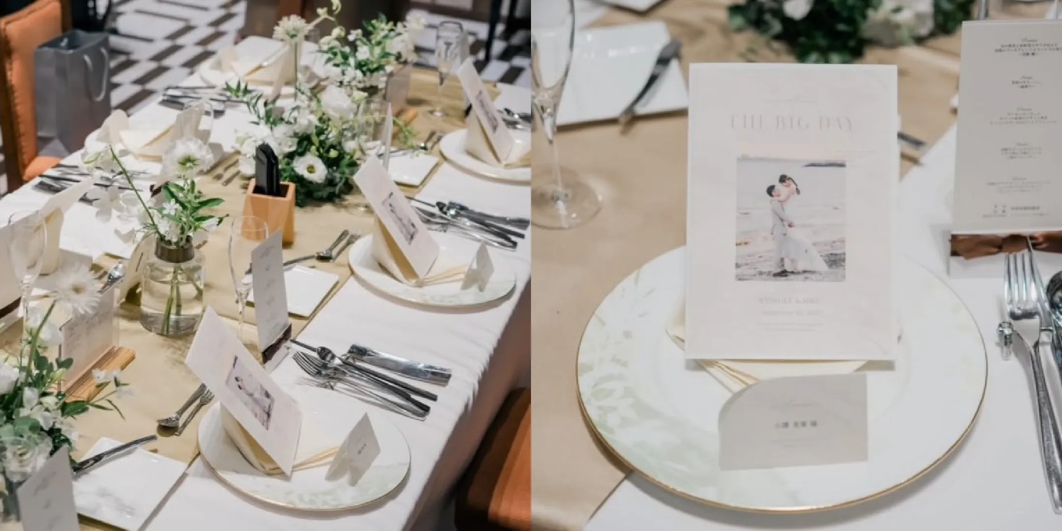 ホワイト＆グリーンをテーマにしたガーデンウェディング