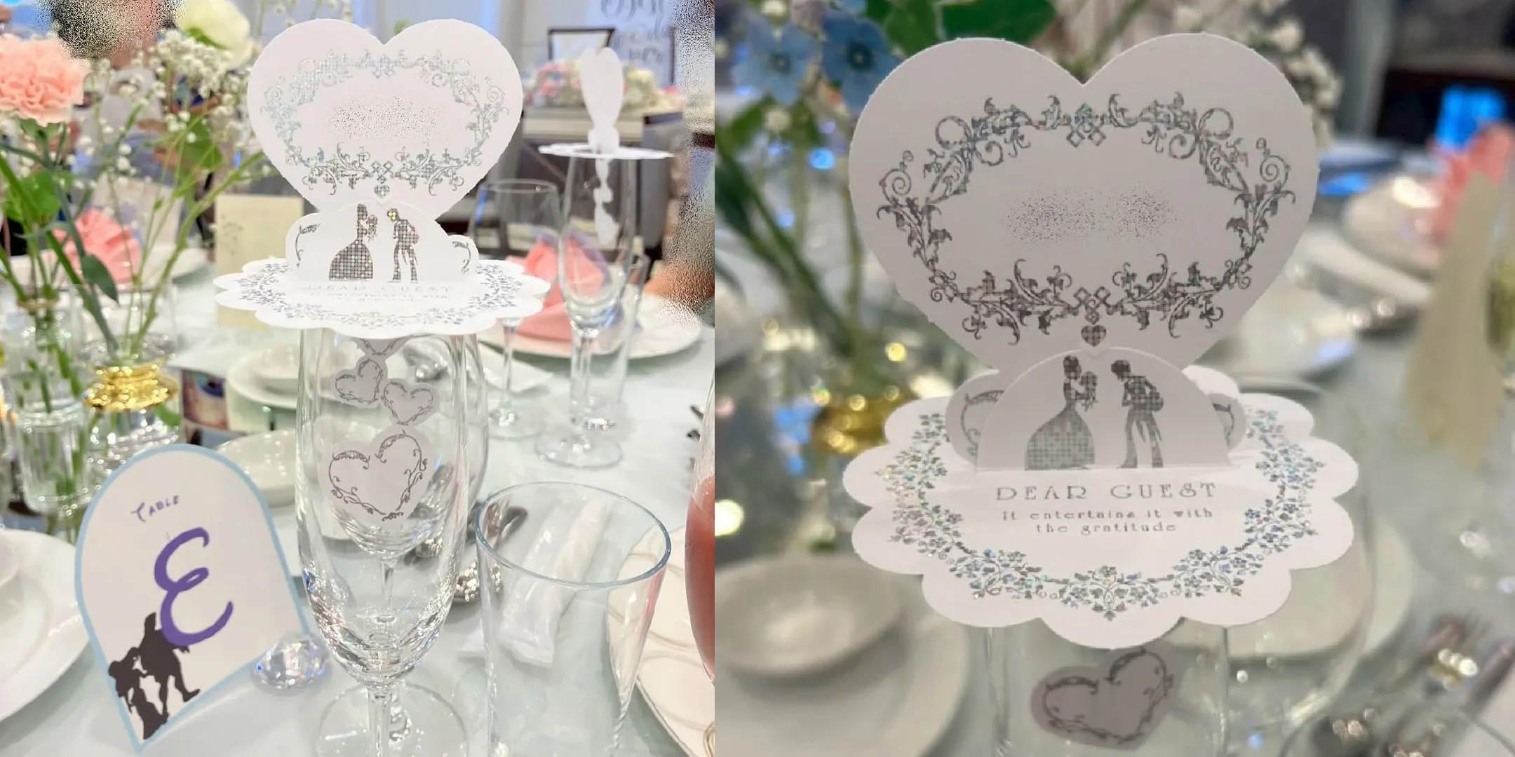 プリンセスをテーマにしたスウィートウェディング