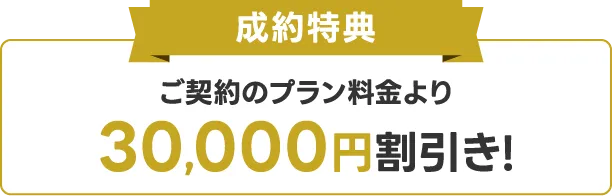 成約特典