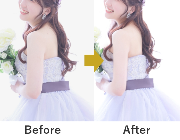 フォトエステで花嫁をより美しく写真を残せますのイメージ