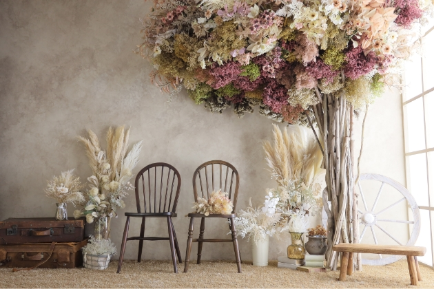 おしゃれなスタジオで撮影のイメージ