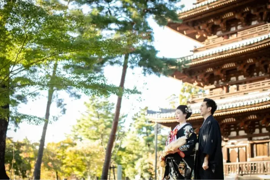 世界文化遺産や国宝での特別な挙式のイメージ